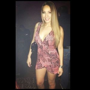 Deep V night out dress